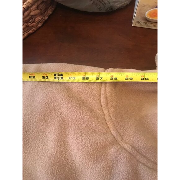 Snow Angel Winter Dog Coat - Tan Fleece with Black Goretex - Large Breeds  Barre - Picture 12 of 15